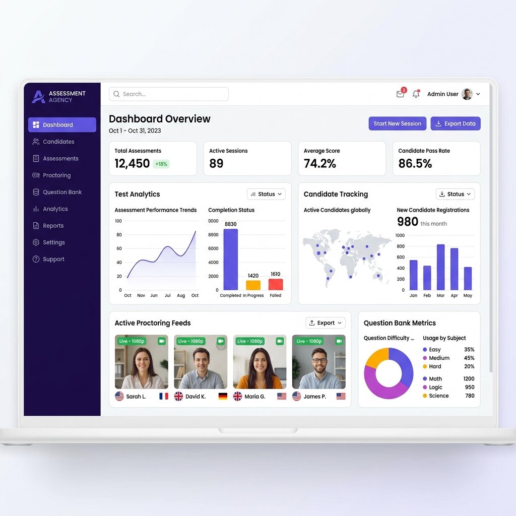 Agency Admin Control Panel Dashboard